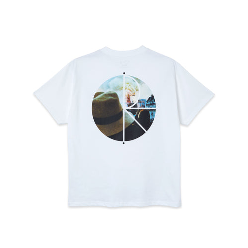 Polar Skate Co Notre Dame Fill Logo Tee - White