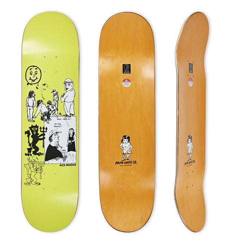 Polar Skate Co Boserio Year 2020 (Moss Green) Deck - 8.25