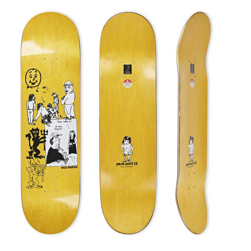 Polar Skate Co Boserio Year 2020 (Yellow) Deck - 8.5