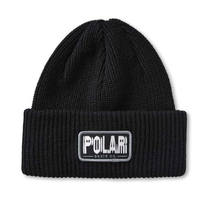 Polar Skate Co Earthquake Merino Beanie - Black