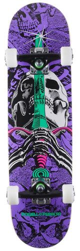 Powell Skull and Sword Complete Skateboard - 7.5