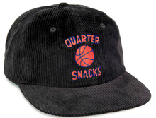 Load image into Gallery viewer, Quartersnacks Ball is Life Corduroy Cap - Black
