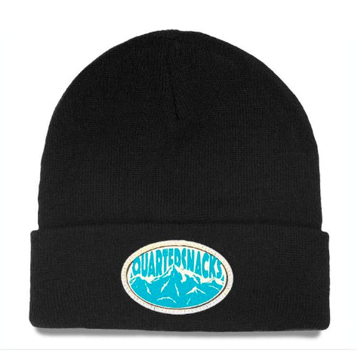 Quartersnacks Mountain Patch Beanie - Black