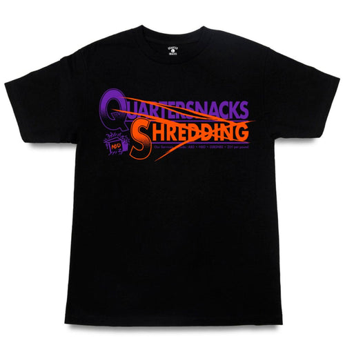 Quartersnacks Shredding Tee - Black