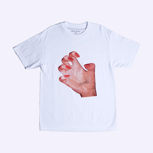 Quasi Hr Hand Tee - White