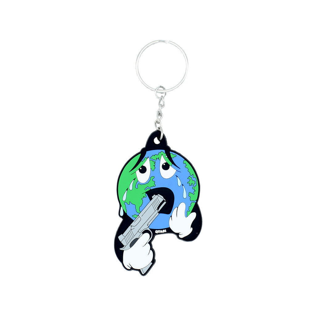 Quasi World Rubber Keychain