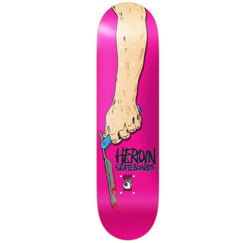 Heroin Razortop Deck Pink - 8.38