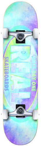 Real Oval Watercolour Complete Skateboard - 7.75
