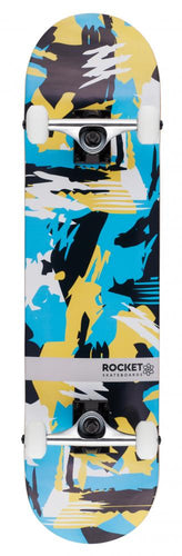 Rocket Distinct Series Abstract Complete Skateboard - 7.75