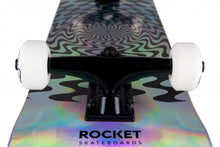 Load image into Gallery viewer, Rocket Warp Silver Foil Complete Skateboard - 8.0&quot;