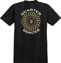 Load image into Gallery viewer, Spitfire x Quartersnacks Classic Tee - Black