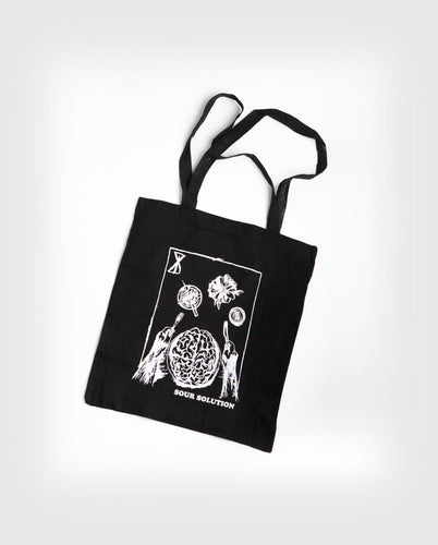 Sour Brain Feast Tote Bag - Black