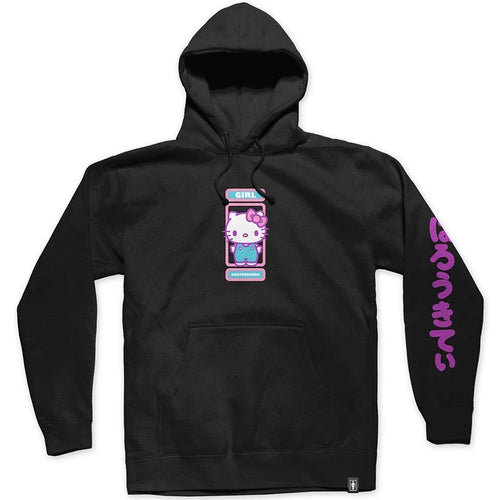 Girl x Sanrio 60th Kitty Pullover Hoodie - Black