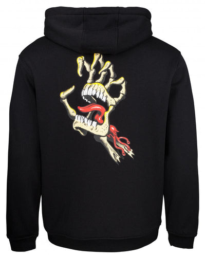 Santa Cruz Vintage Bone Hand Hoodie - Black