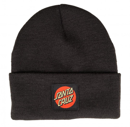 Santa Cruz Classic Label Beanie - Black
