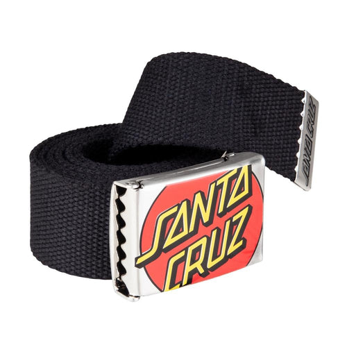Santa Cruz Crop Dot Belt - Black