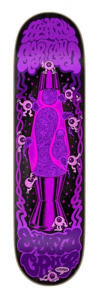 Santa Cruz Gartland Lava Lamp Deck - 8.28
