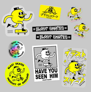 Blast Skates Sticker Pack (10 stickers)