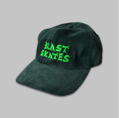 Blast Skates Ben Broyd Embroidered Corduroy Cap - Forrest