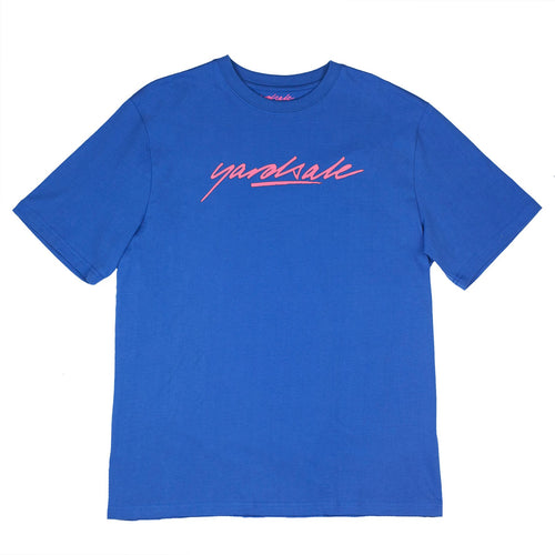 Yardsale Script Tee - Blue