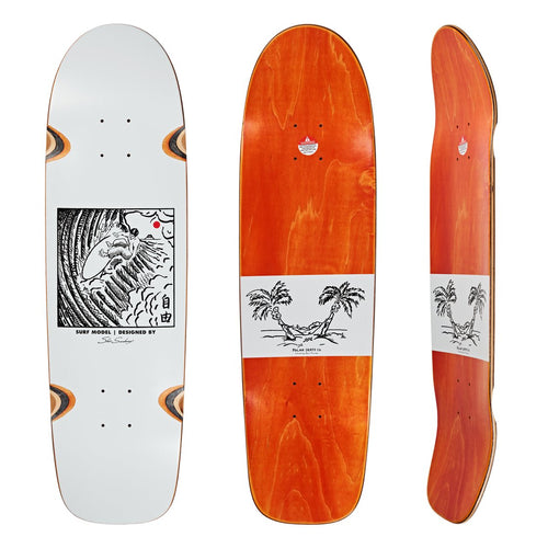 Polar Skate Co Sanbongi Freedom Deck (White) - 8.75