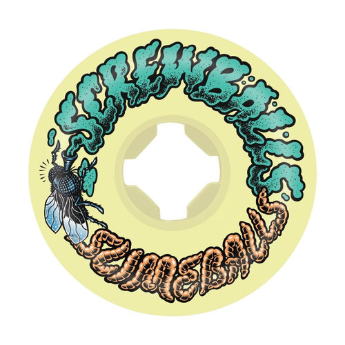 Slime Balls Screw Balls Speed Balls 99a Wheels - 54mm (Yellow)