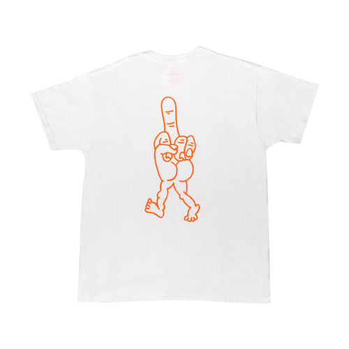 Sour Finger Tee - White (Back print)