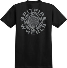 Load image into Gallery viewer, Spitfire Classic &#39;87 Swirl Tee - Black/Silver Fleck