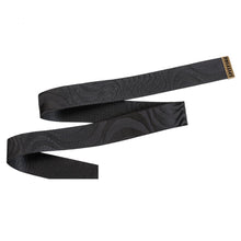 Load image into Gallery viewer, Spitfire Jacquard Swirl Bighead Web Belt - Black/Antique Brass