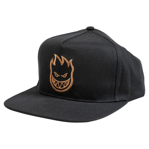 Spitfire Bighead Snapback Cap - Black/Brown