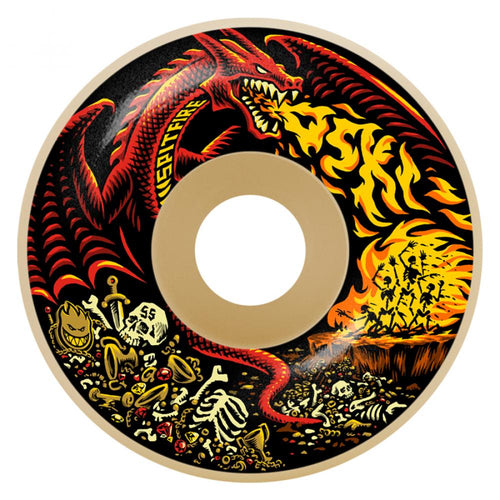 Spitfire Oski Formula Four Scorched Radial 99d Wheels - 55mm