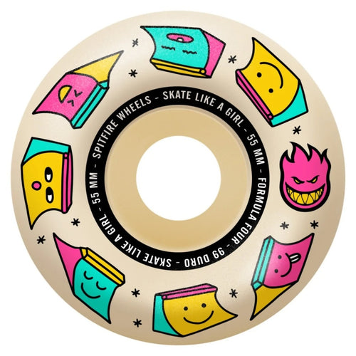 Spitfire Skate Like a Girl Formula Four Radial 99d Wheels - 55mm
