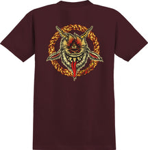 Load image into Gallery viewer, Spitfire Touch of Satan Tee - Burgundy