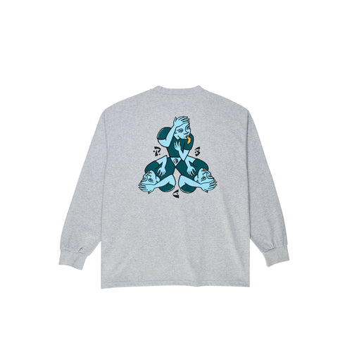 Polar Skate Co Torso Longsleeve Tee - Sports Grey