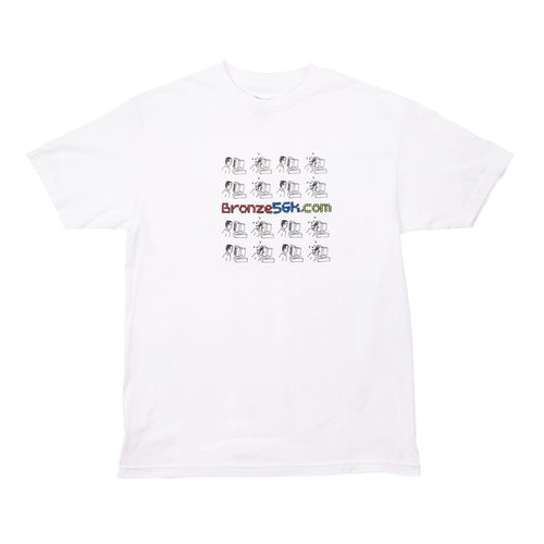 Bronze 56k Mondays Tee - White