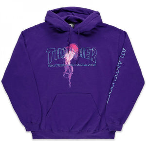 Thrasher x Atlantic Drift Hoodie - Purple