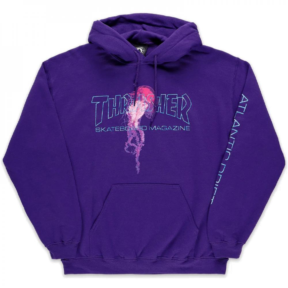 Thrasher x Atlantic Drift Hoodie - Purple
