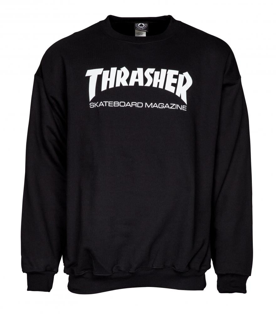 Thrasher Mag Logo Crew - Black