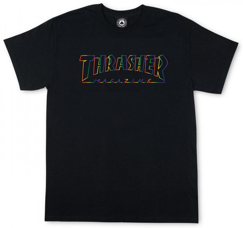 Thrasher Spectrum Tee - Black