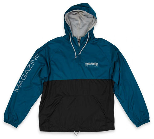 Thrasher Mag Logo Anorak - Navy/Black/Grey