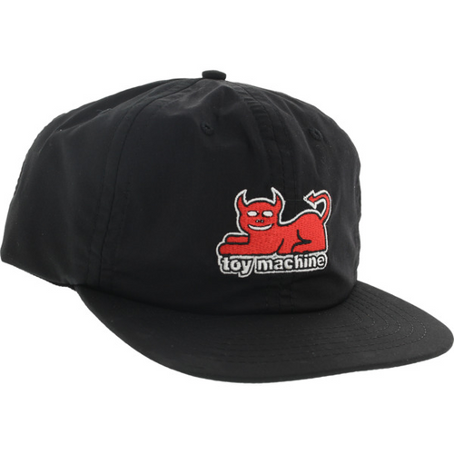 Toy Machine Devil Cat Snapback Cap - Black