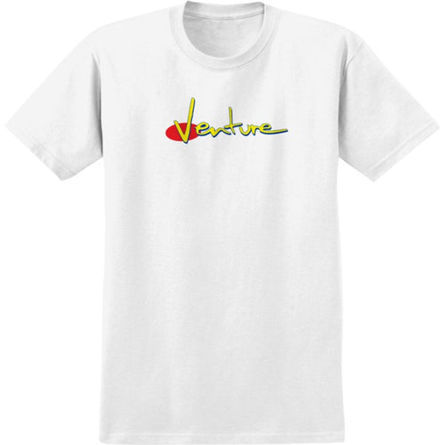 Venture 90's Tee - White