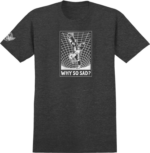 Real Rattray Actions Realized Why So Sad Tee - Charcoal/White