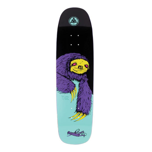 Welcome Sloth on Son of Golem Deck - Black/Teal - 8.75