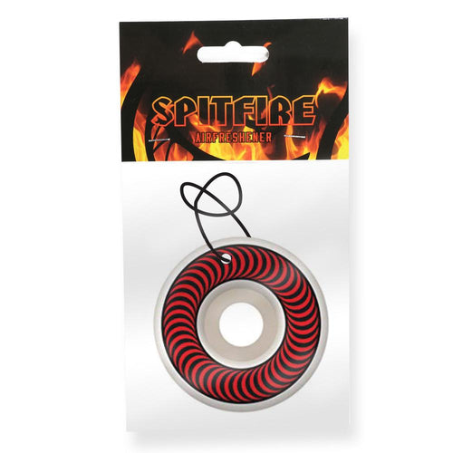 Spitfire Classic Wheel Air Freshener - Red/Black
