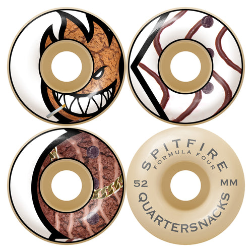 Spitfire x Quartersnacks Formula Four Classics 99d Wheels - 53mm
