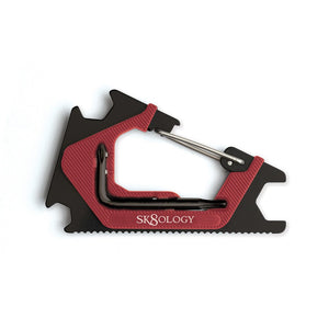Sk8ology Carabiner Tool 2.0 - Red/Black